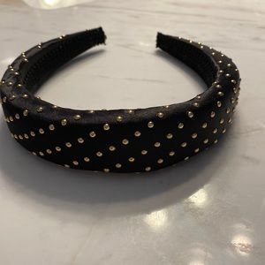 Black studded Padded headband